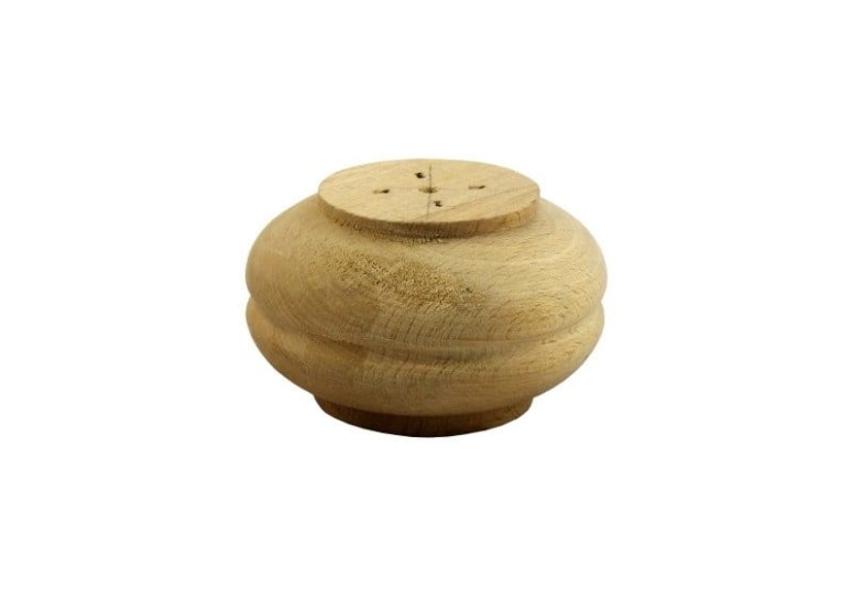  Kula toczona drewniana wykonana z drewna bukowego - wzór 8a 