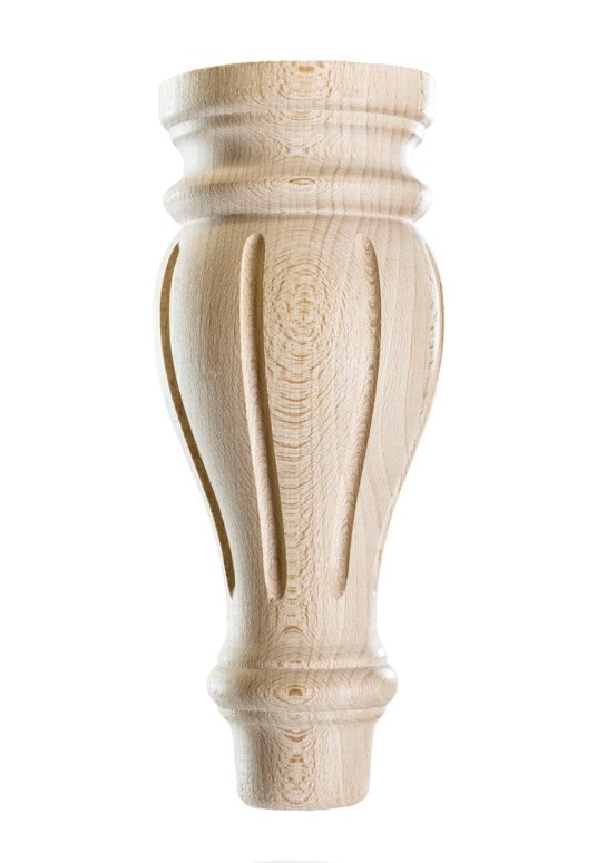  Kula toczona drewniana wykonana z drewna bukowego - wzór 27 