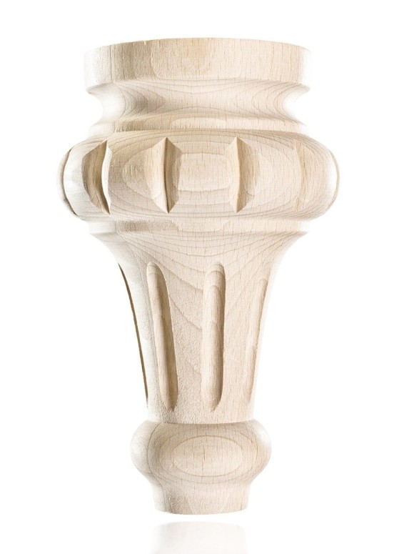  Kula toczona drewniana wykonana z drewna bukowego - wzór 28 