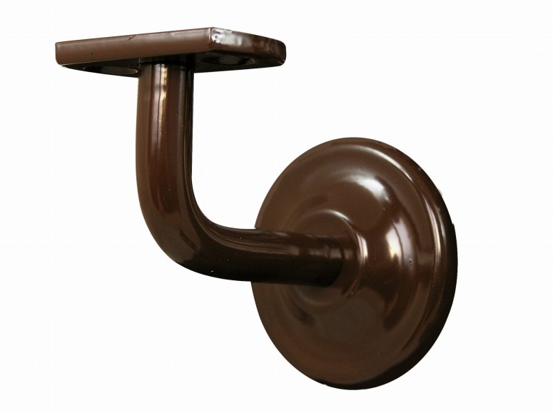   Uchwyt do poręczy W6 - kolor BRĄZ  
 Wykorzystywany do mocowania balustrad 