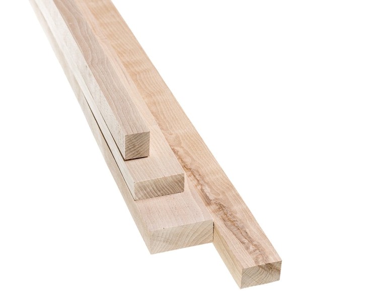  Kantówki (krawędziaki) strugane, legary strugane. Różne przekroje.  Buk Klasa AB . Wymiary (przekroje, długości) dostępne w wariantach produktu. 