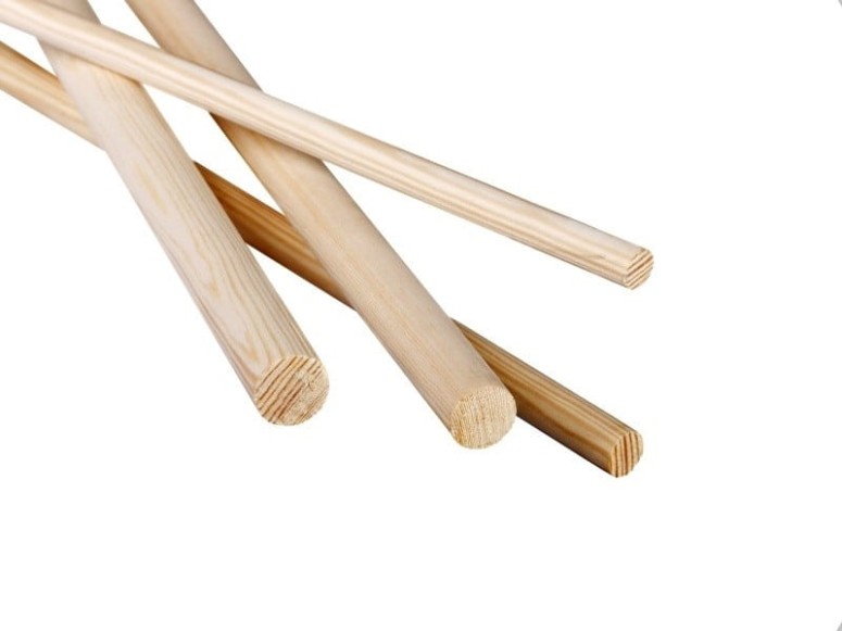  Wałek  Sosna klasa A  , średnice i długości dostępne w wariantach produktu. 