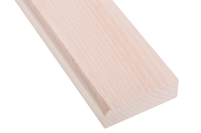  Próg drzwiowy  Buk klasa AB.  Wymiary (przekroje, długości) dostępne w wariantach produktu. 