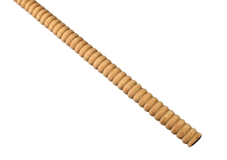  Półwarkocz toczony z drewna  bukowego , szerokość 19mm 